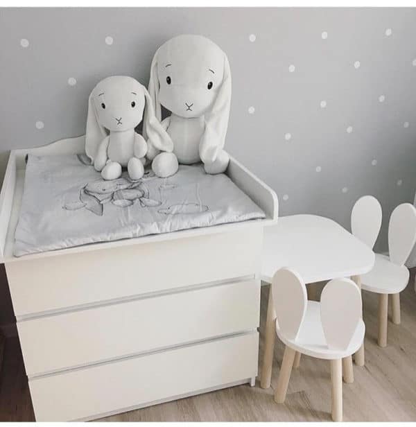 Effiki Kuscheltier Hase weiß