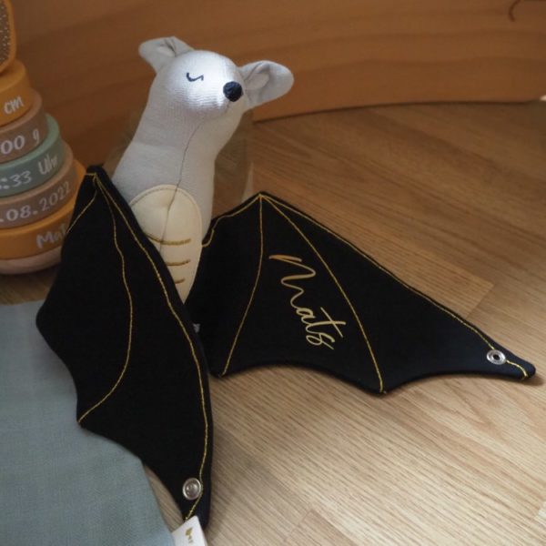 Fabelab Babyrassel Fledermaus
