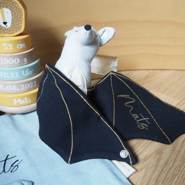 Fabelab Babyrassel Fledermaus