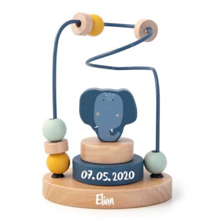 Trixie Baby Motorikschleife Mrs. Elephant Elefant personalisiert