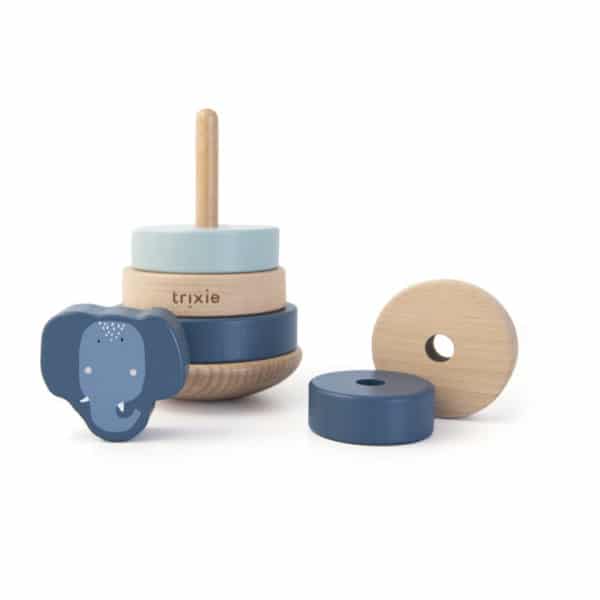Trixie Baby Stapelturm Mrs. Elephant Elefant mit Geburtsdaten