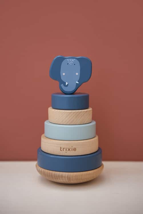 Trixie Baby Stapelturm Mrs. Elephant Elefant mit Geburtsdaten