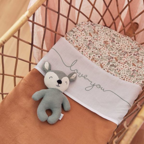 Jollein Reh Kuscheltier, Häkeltier, jade