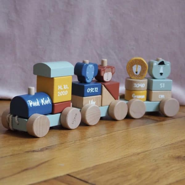 Trixie Baby Holzzug Eisenbahn