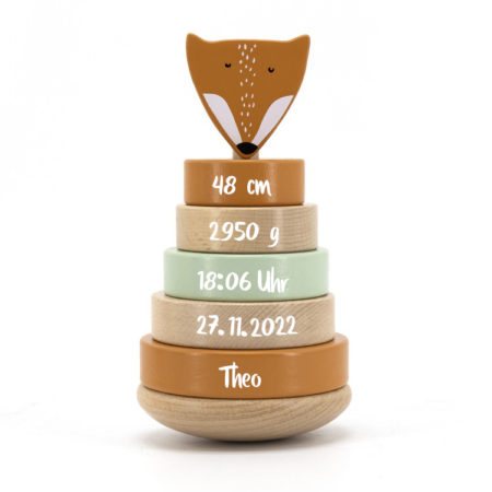 Trixie Baby Stapelturm Mr. Fox personalisiert