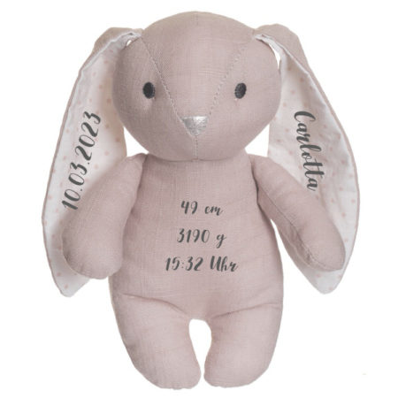 Teddykompaniet Kuscheltier Hase Elina, rosa