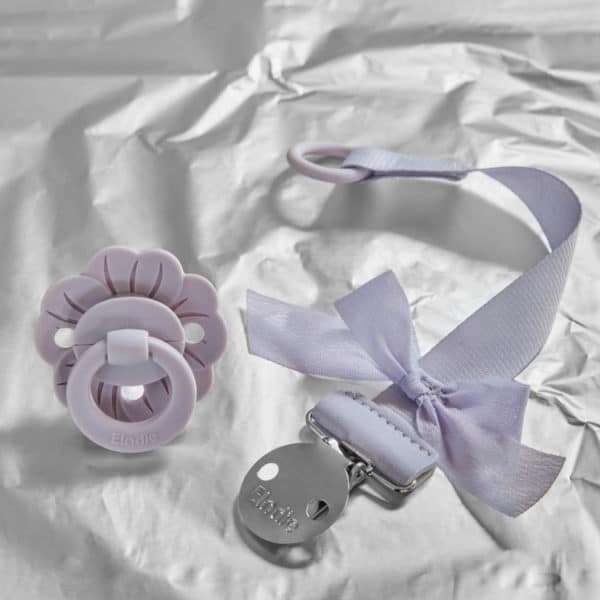 Elodie Details Schnullerband und Schnuller, lavender love